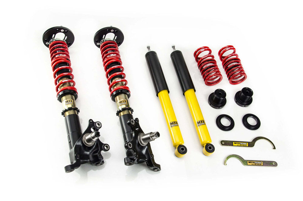MTS Technik koiloveri Stance Gold ar priekšējiem camber plates - BMW 3 / 3 Touring / 3 Convertible (E30) (nepieciešamas