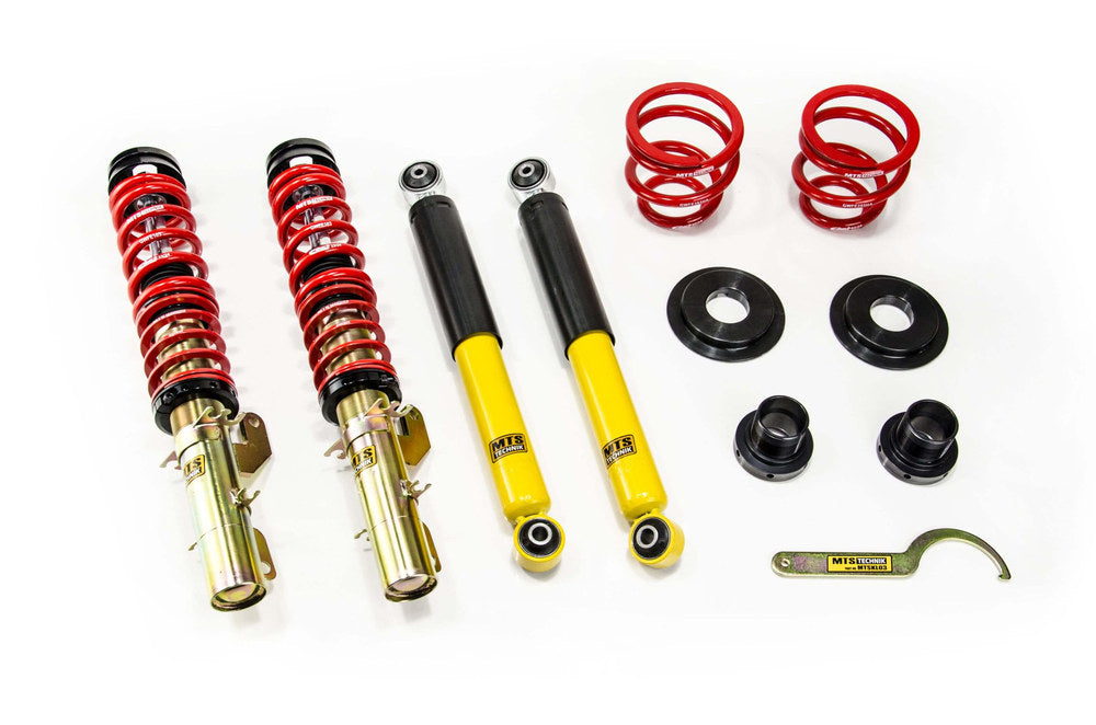 MTS Technik koiloveri Stance Gold ar priekšējiem camber plates - Volkswagen GOLF IV (1J1) (AWD)