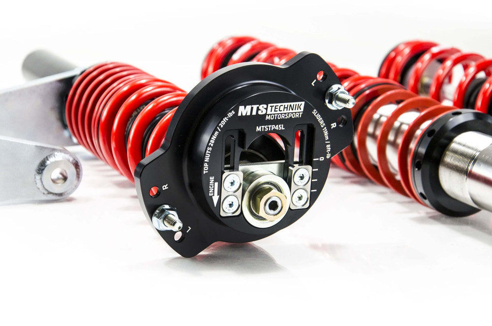 MTS Technik koiloveri Street Inox with front camber plates - Audi 80 B1 Saloon (80/82)