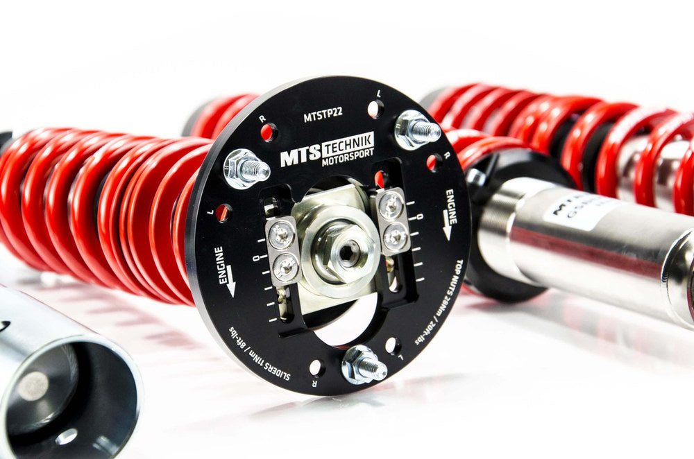 MTS Technik koiloveri Street Inox with front camber plates - BMW 6 (E24) (front strut Ø52 mm)