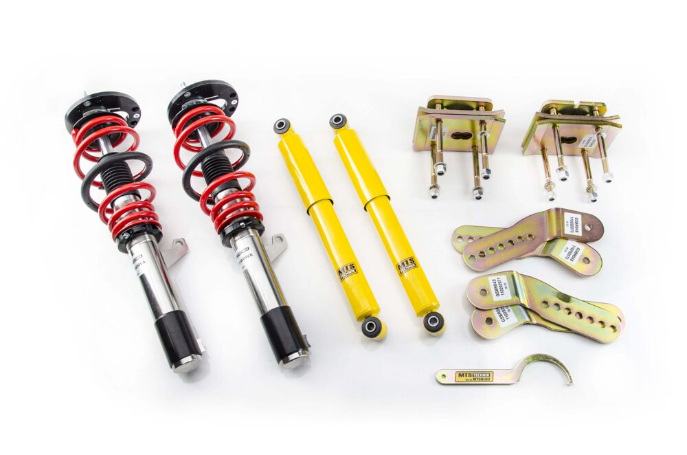 MTS Technik koiloveri Street Inox with front camber plates - Volkswagen CADDY III MPV / CADDY III Box Body/MPV (2K/2C)