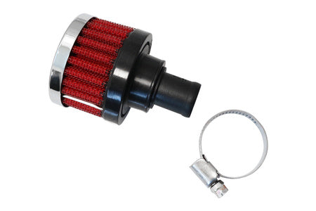 Simota - Crankcase Breather Filter 25mm Red