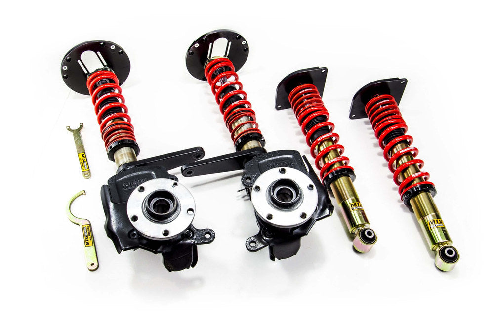 MTS Technik koiloveri Street Gold with front camber plates + rear top mounts - Audi A6 C4 / A6 C4 Avant / 100 C4 Avant /