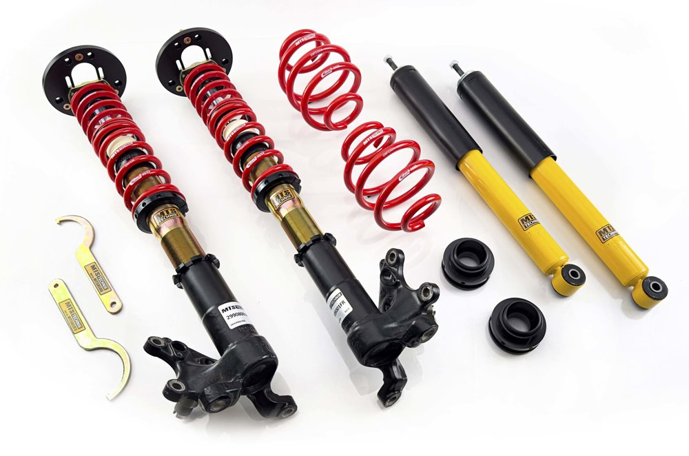 MTS Technik koiloveri Street Gold with front camber plates - BMW 3 / 3 Touring / 3 Convertible (E30) (original struts re