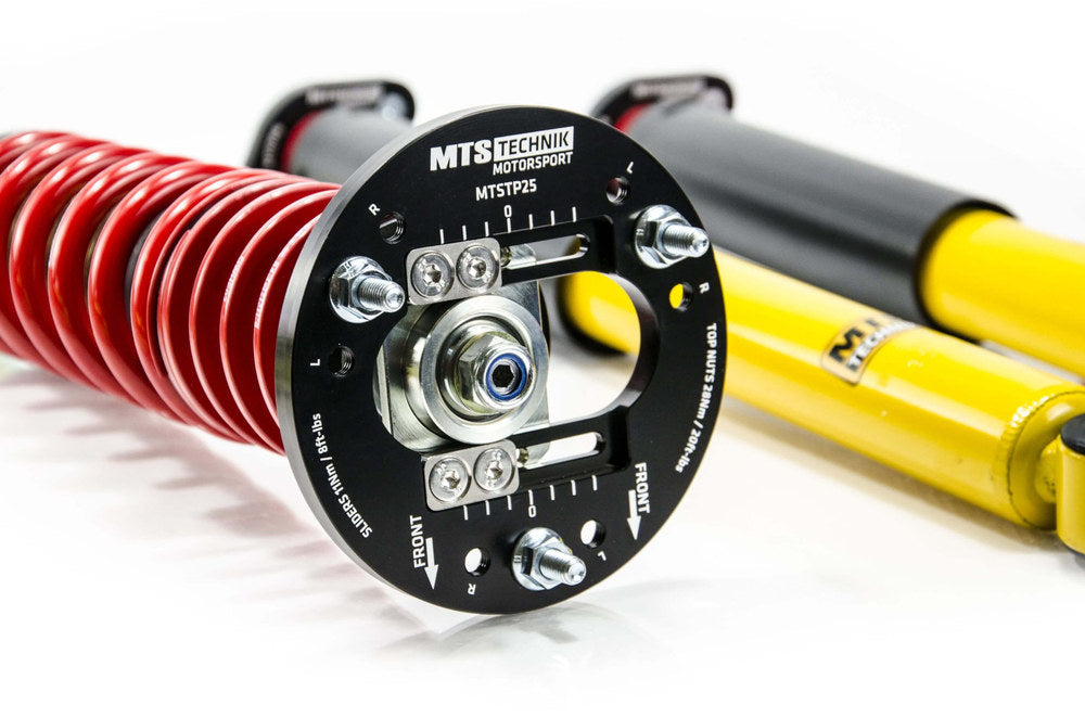 MTS Technik koiloveri Street Gold with front camber plates + rear top mounts - BMW 3 Compact (E36)