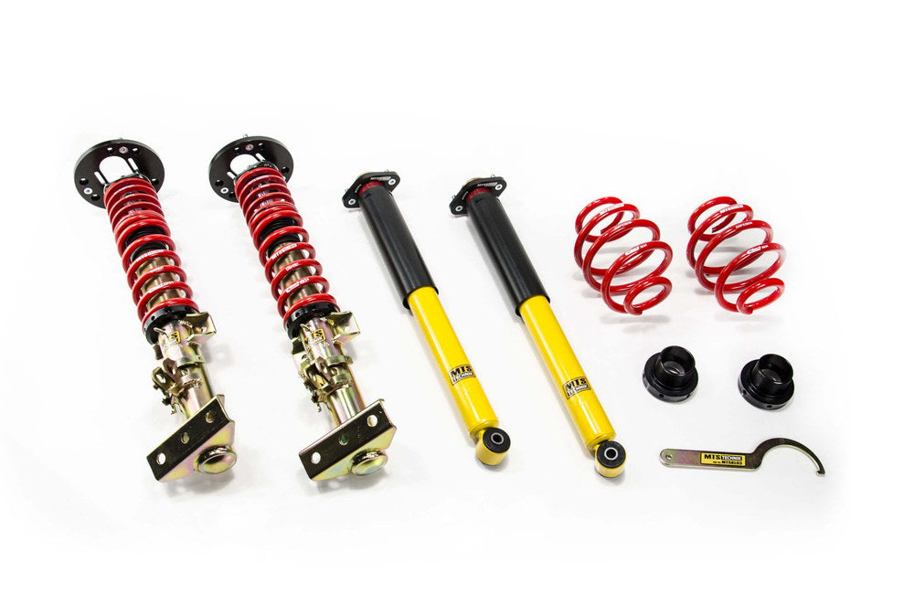 MTS Technik koiloveri Street Gold with front camber plates + rear top mounts - BMW 3 Compact (E36)