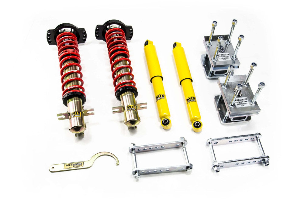 MTS Technik koiloveri Street Gold with front camber plates - Volkswagen CADDY I (14)