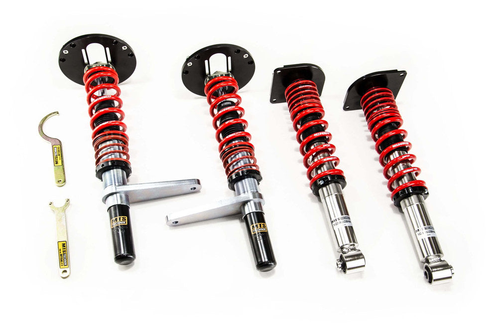MTS Technik koiloveri Street Inox with front camber plates + rear top mounts - Audi A6 C4 / A6 C4 Avant / 100 C4 Avant /