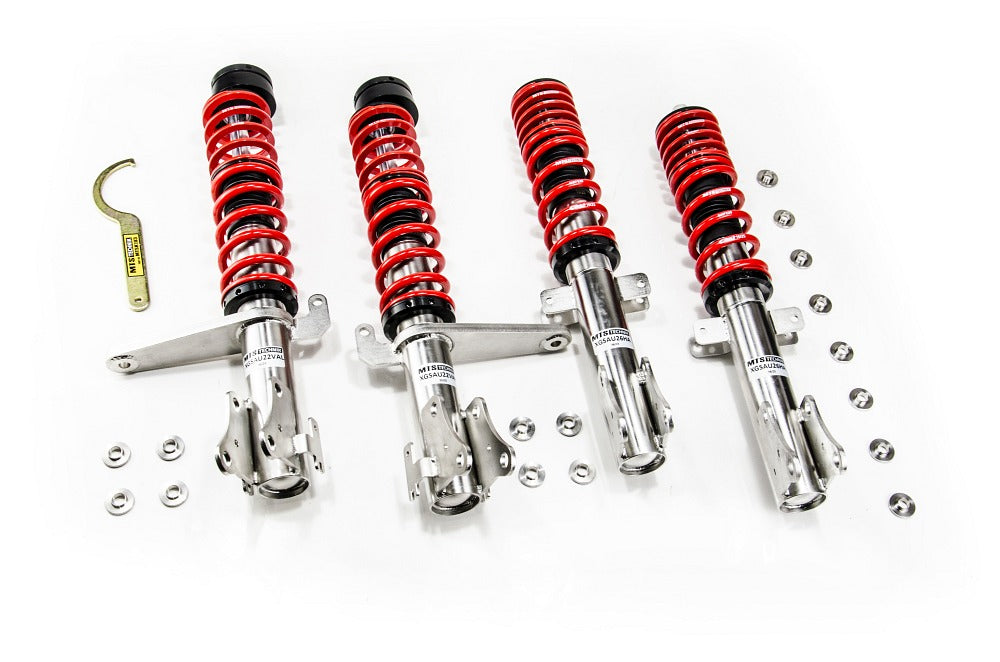 MTS Technik koiloveri Street Inox with front camber plates - Audi 90 B3 / 80 B3 Saloon (89/8A) (AWD)