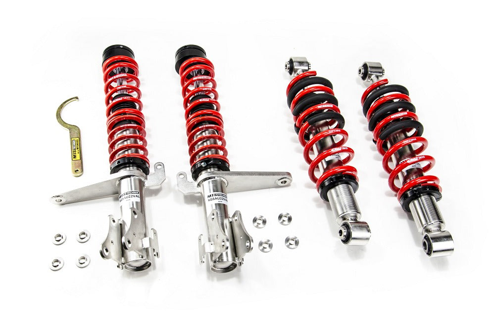 MTS Technik koiloveri Street Inox with front camber plates - Audi 80 B4 Avant / 80 B4 Saloon (8C) (AWD)