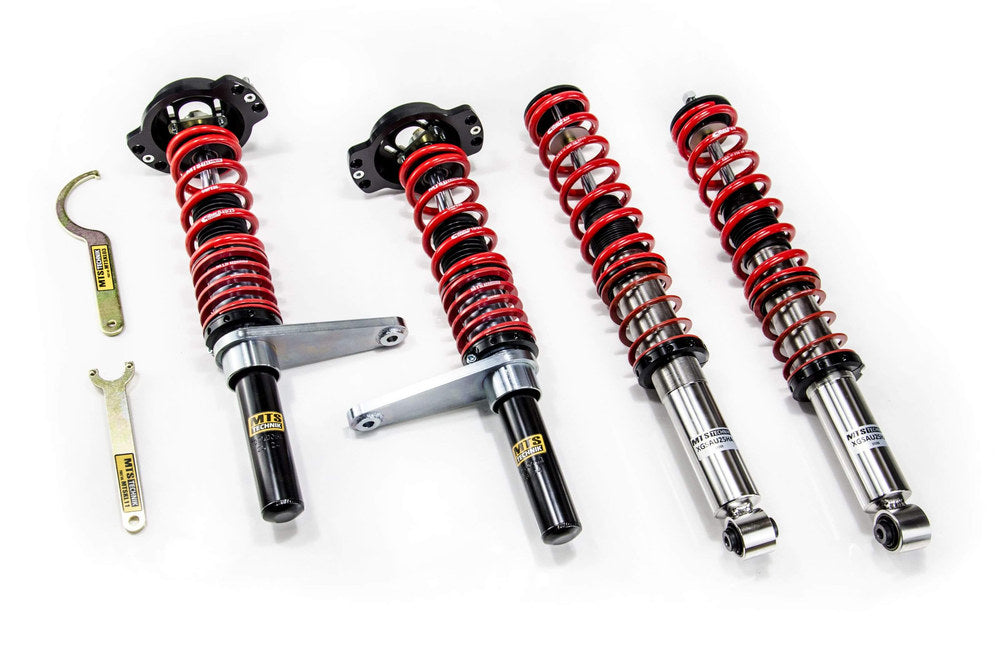 MTS Technik koiloveri Street Inox ar priekšējiem camber plates - Audi 80 B1 Saloon (80/82)