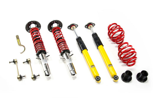 MTS Technik koiloveri Comfort Inox with front camber plates + rear top mounts - BMW 3 / 3 Coupe / 3 Compact / 3 Touring 