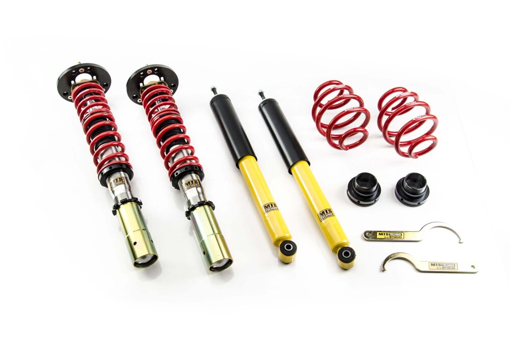 MTS Technik koiloveri Comfort Inox ar priekšējiem camber plates - BMW 3 / 3 Touring / 3 Convertible (E30)