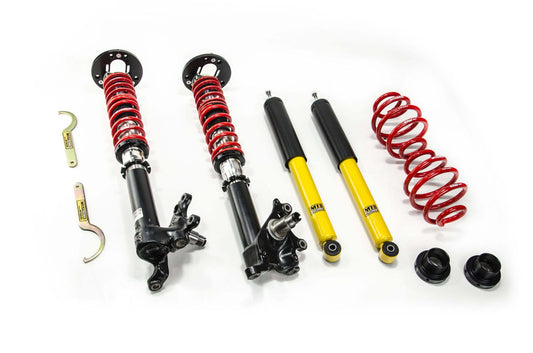 MTS Technik koiloveri Street Inox with front camber plates - BMW 3 / 3 Touring / 3 Convertible (E30) (original struts re
