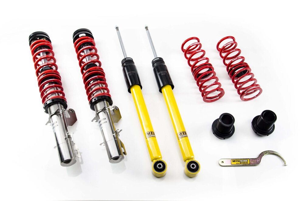 MTS Technik koiloveri Stance Inox ar priekšējiem camber plates - Volkswagen GOLF IV Variant (1J5) (FWD)