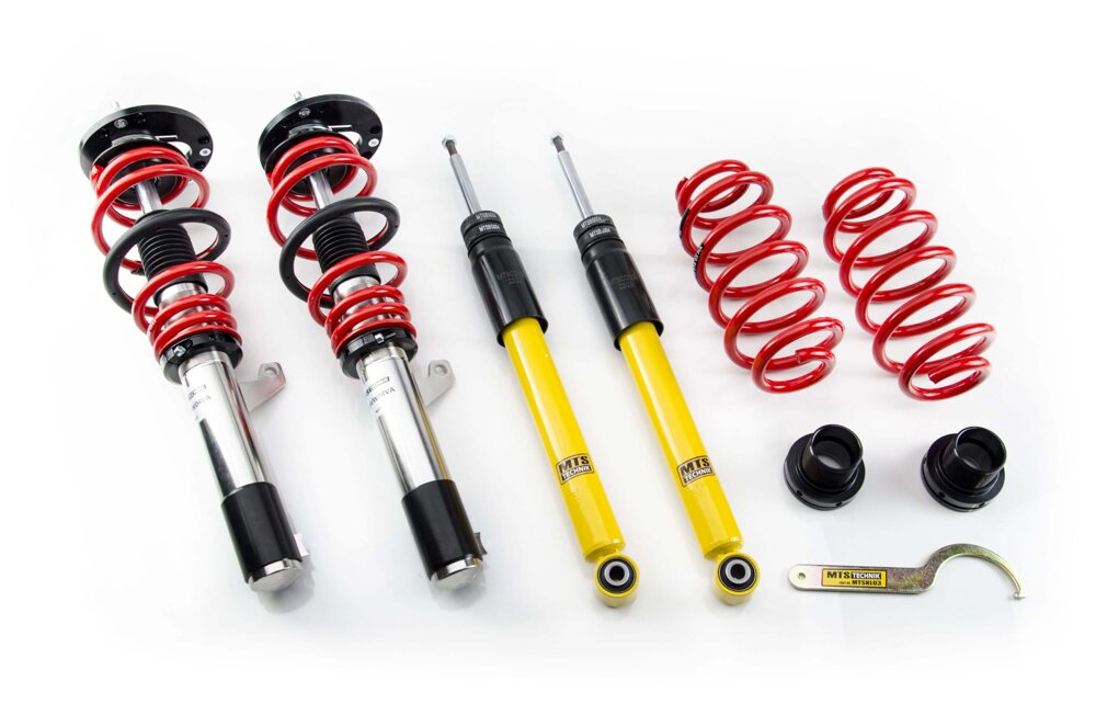 MTS Technik koiloveri Street Inox with front camber plates - Volkswagen EOS (1F7)