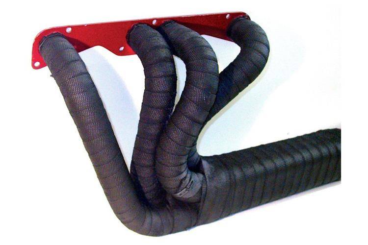 TurboWorks - Exhaust heat wrap 50mm x 1mm x 10m Melna
