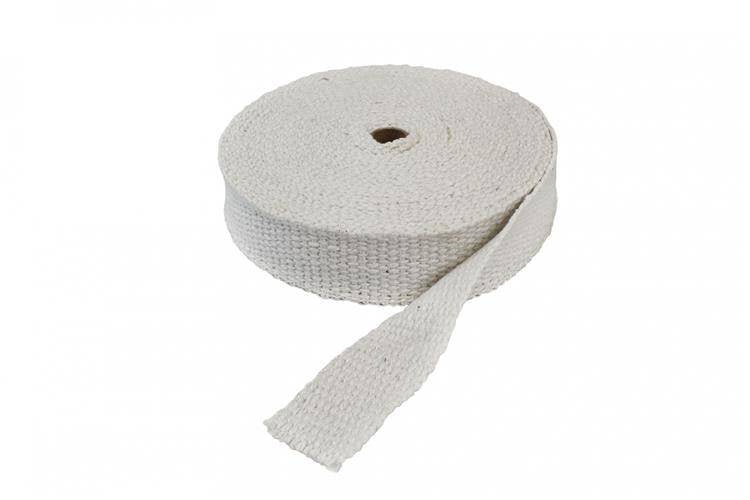 TurboWorks - Exhaust heat wrap  White Ceramic 50mm x 2mm 10m 