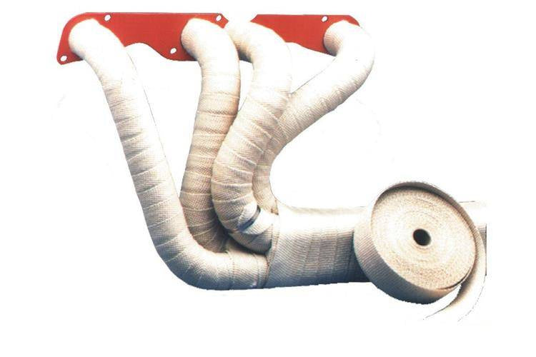 TurboWorks - Exhaust heat wrap  White Ceramic 50mm x 2mm 10m 