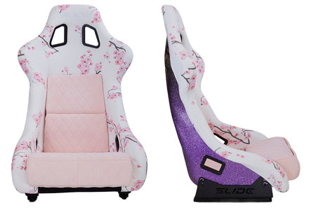SLIDE - SPORTA KRĒSLS KS2 Premium Light Pink & Grafic Welur Gradient Glitter