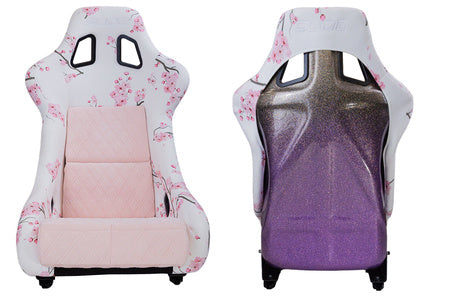 SLIDE - SPORTA KRĒSLS KS2 Premium Light Pink & Grafic Welur Gradient Glitter